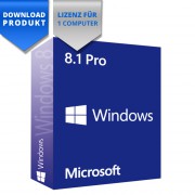 Windows 8.1 Professional - 32/64-Bit - Vollversion - für einen Computer